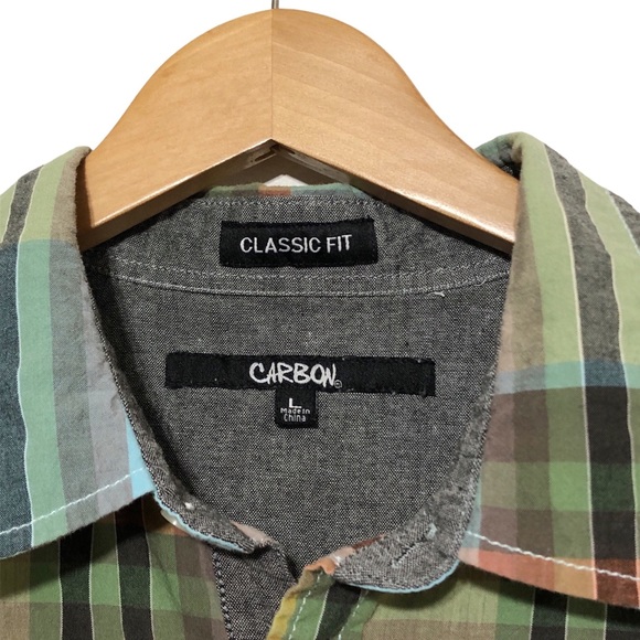 Carbon Plaid Button Up Shirt - Picture 7 of 11